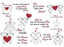 Stickserie - Stichfräulein LIEBE